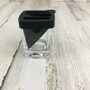 Corkcicle Whiskey Wedge Glass Cocktail Ice Mold 9 oz 3x3